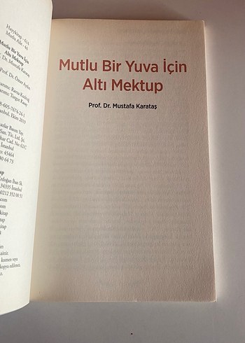 Mutlu Bir Yuva İçin Altı Mektup - Mustafa Karataş - Görsel 3