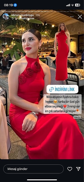 Trendyol & Milla Trendyolmilla Kırmızı Şık Elbise