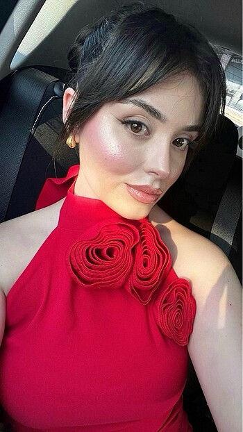 38 Beden Trendyolmilla Kırmızı Şık Elbise