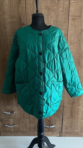Lcw Yeşil Kapitone Oversize Mont