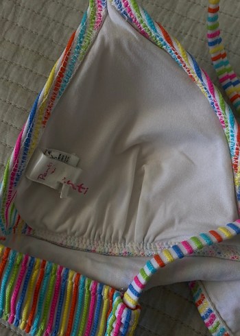 Penti Renkli Bağcıklı Bikini Üstü - Görsel 4