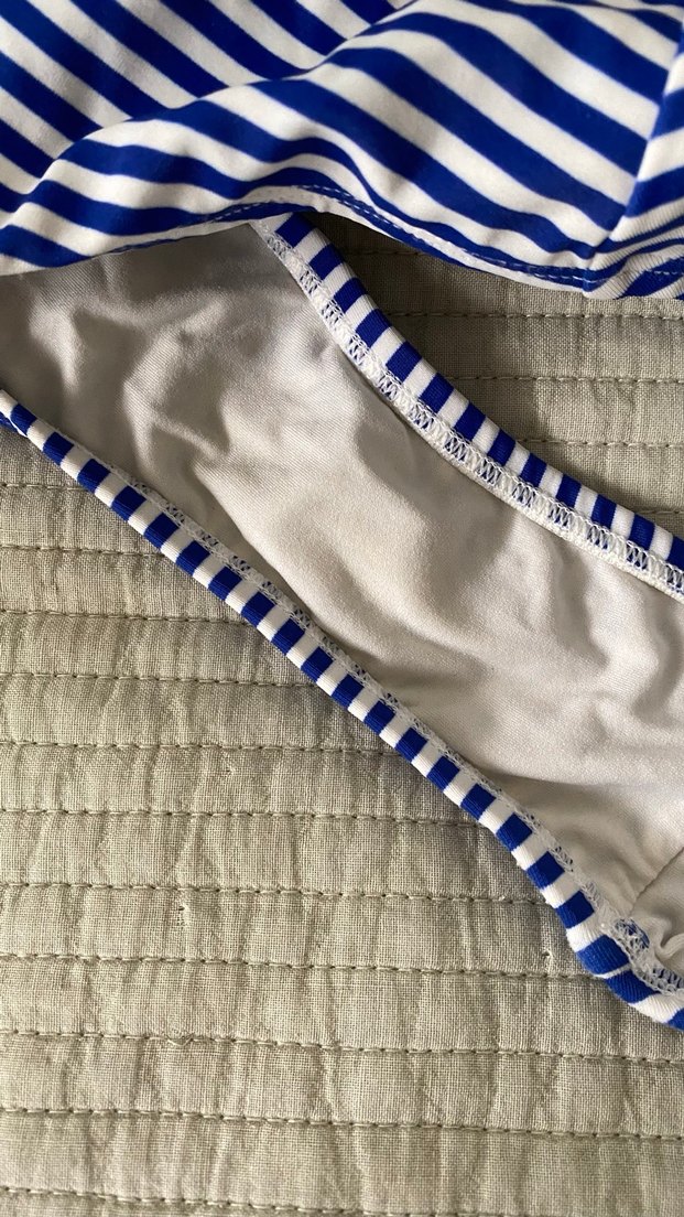 Penti Çizgili Yazılı Mayo - Görsel 4