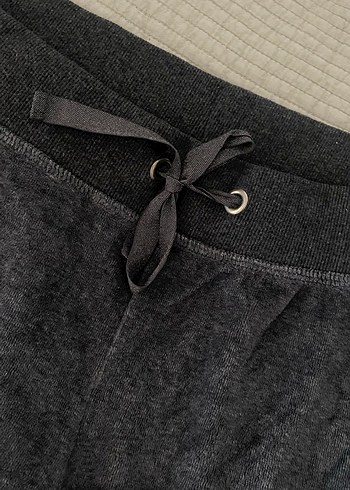 M&S Füme  Rahat Kesim Kadife Eşofman Altı - Görsel 5