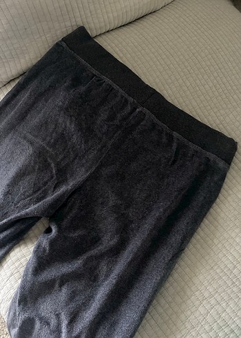 M&S Füme  Rahat Kesim Kadife Eşofman Altı - Görsel 4