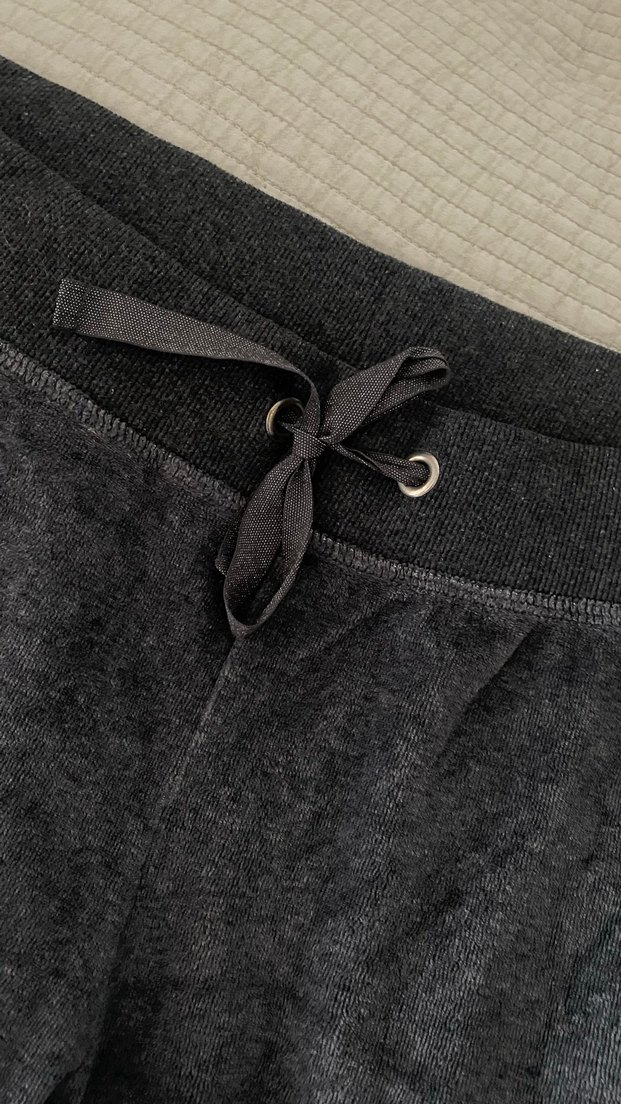 M&S Füme  Rahat Kesim Kadife Eşofman Altı - Görsel 5