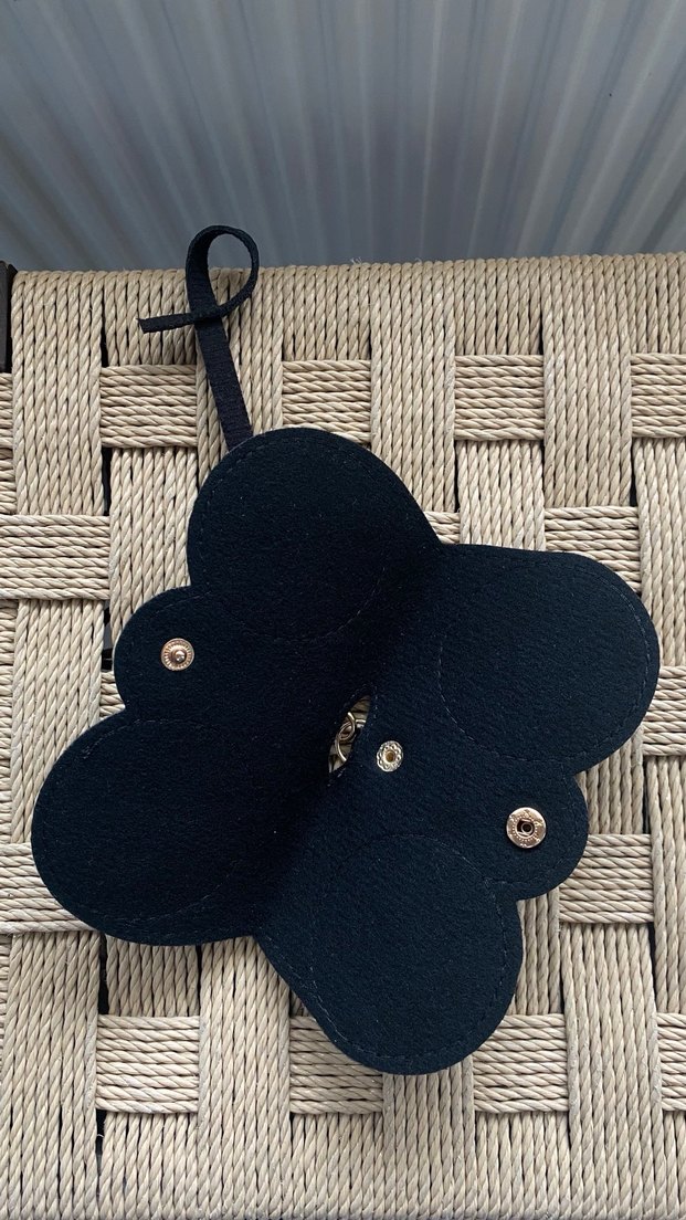 Siyah Charm / Gözlük Kılıfı - Görsel 5