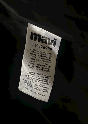 Mavi Jeans Kapşonlu Kemerli Siyah Kadın Mont - Görsel 13