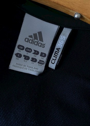 Adidas Climate Antrasit Fermuarlı Kapüşonlu Sweatshirt - Görsel 9