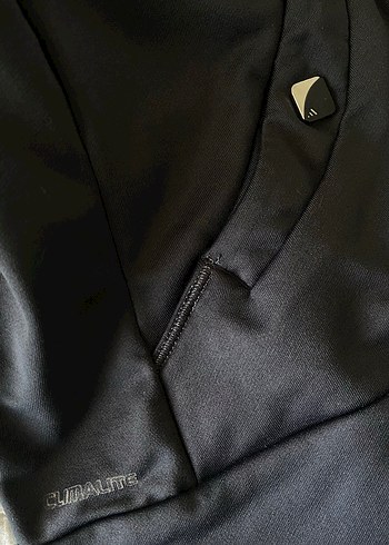 Adidas Climate Antrasit Fermuarlı Kapüşonlu Sweatshirt - Görsel 7