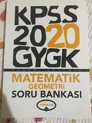 kpss yediiklim matematik geometri soru bankası