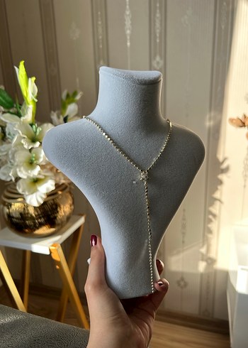 Zincir Detaylı Midi Boy Altın Kolye - Görsel 3