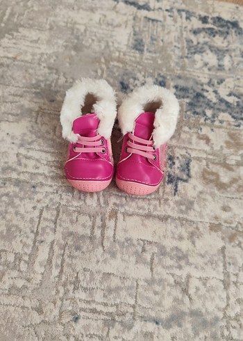 Pembe Kürklü İlk Adım Ayakkabısı
