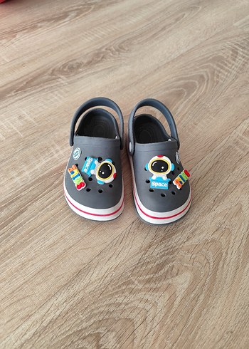 Gri Erkek Çocuk crocs Terlik
