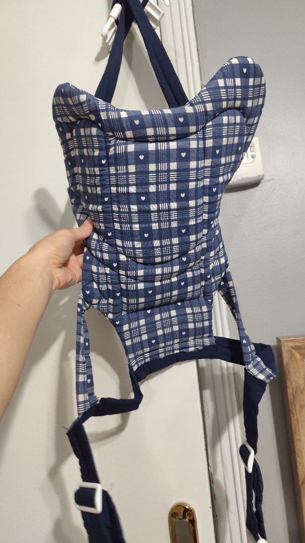 Lacivert Ekoseli Bebek Kanguru - Görsel 4