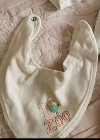 Bebek Uzun Kollu Beyaz Set - Görsel 4