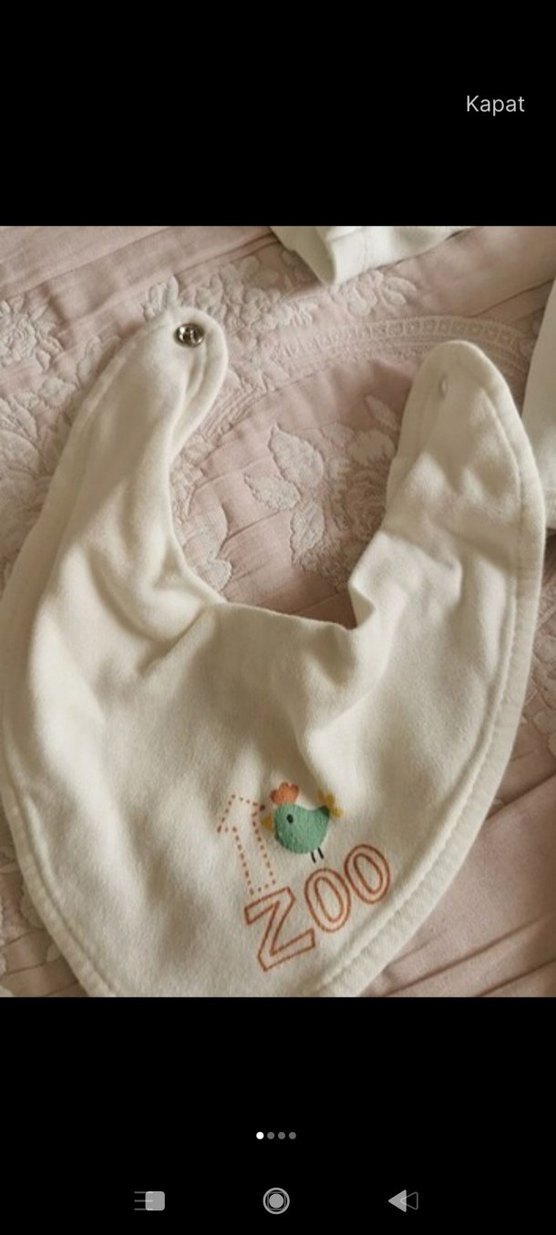 Bebek Uzun Kollu Beyaz Set - Görsel 4