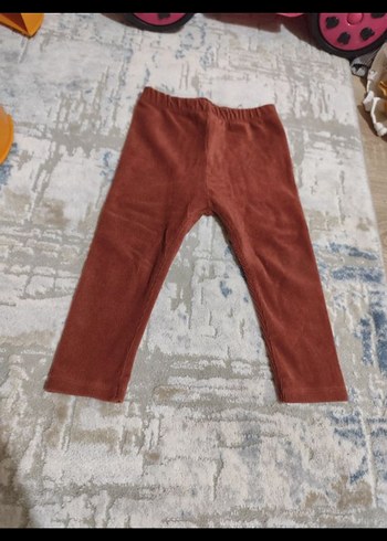 LC Waikiki Kız Çocuk Kahverengi Süet Tayt