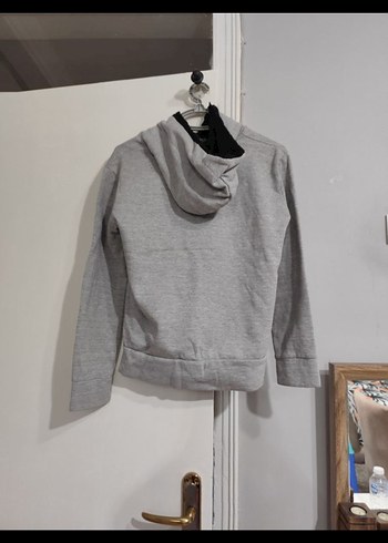 LC Waikiki Kürk Detaylı Gri Kadın Sweatshirt