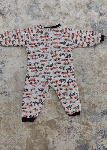 Renkli Baskılı Bebek Erkek Tulumu - Görsel 2