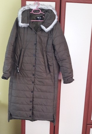 parlak asker yeşili mont