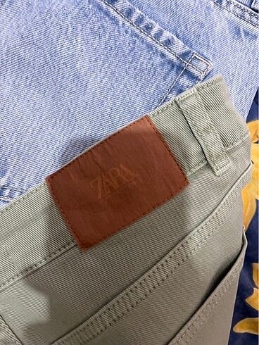 36 Beden yeşil Renk Zara pantolon