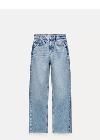 Zara Straight Fit Yüksek Bel Jean