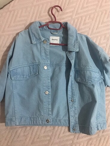 Bershka Bershka mavi kot ceket