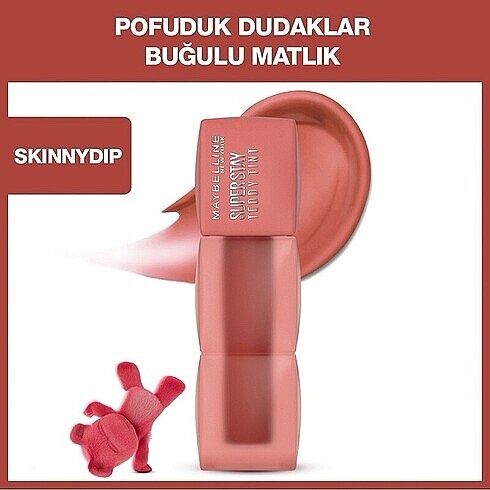 Maybelline Super Stay Teddy Tint Uzun Süre Kalıcı Likit Mat Tint