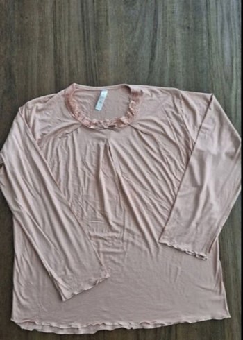 Diğer Diger Pembe Çiçekli Midi Kadın Pijama Takımı