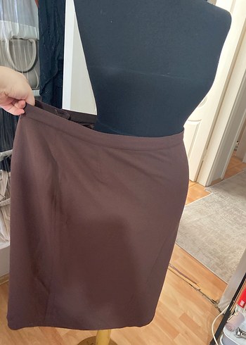 Kahverengi Kadın Uzun Takım Elbise - Görsel 3