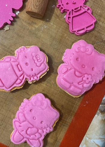 Hello Kitty kurabiye - Görsel 2