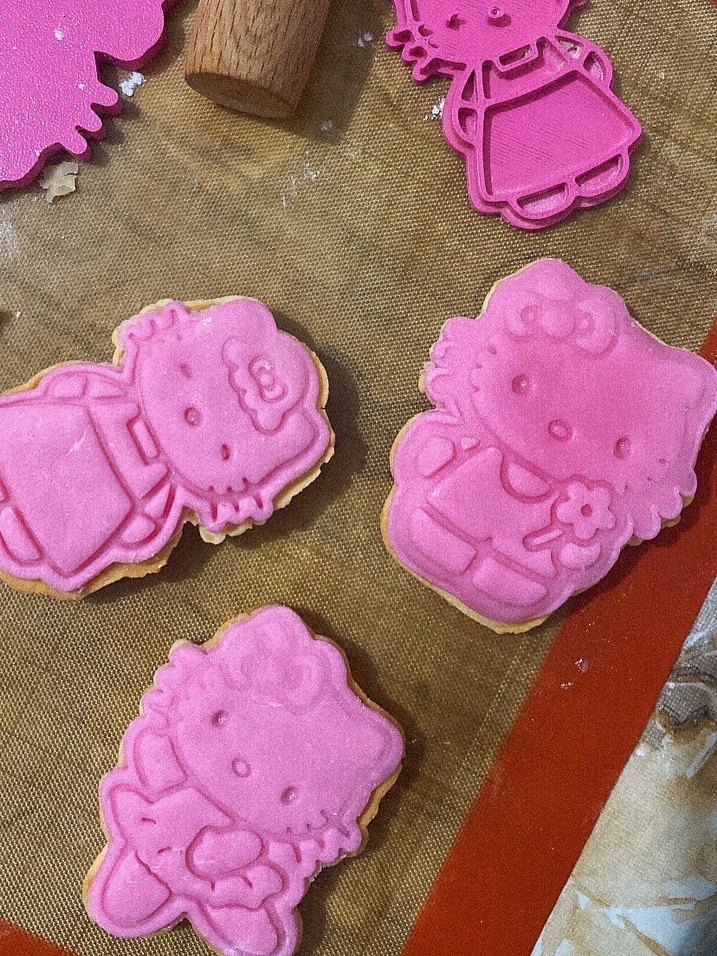 Hello Kitty kurabiye - Görsel 2