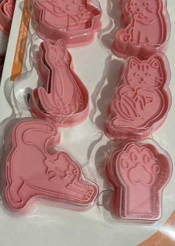 Pembe Kurabiye Kalıbı Seti - Görsel 3