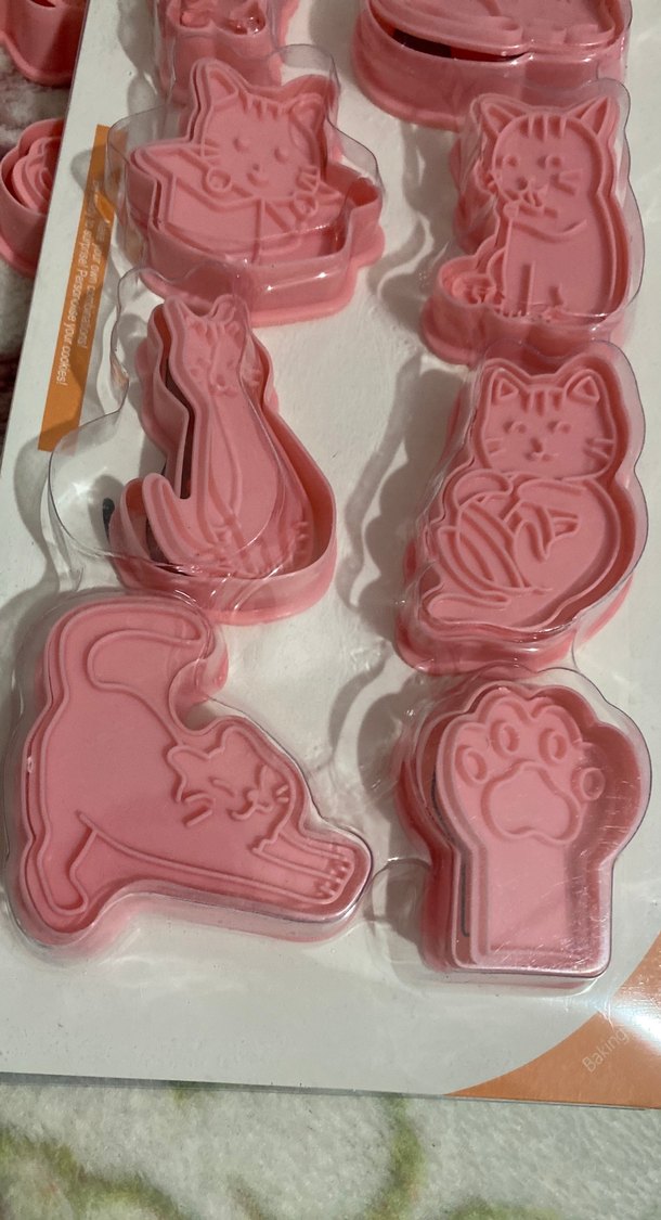 Pembe Kurabiye Kalıbı Seti - Görsel 3