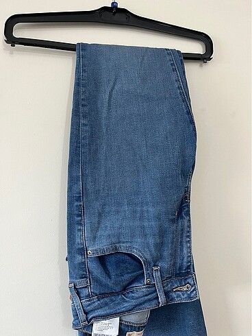 İhraç fazlası İspanyol paça Kot pantolon - Görsel 7