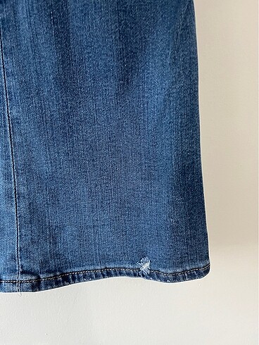 İhraç fazlası İspanyol paça Kot pantolon - Görsel 5