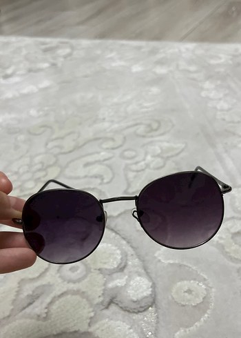 Vintage yuvarlak güneş gözlüğü - Görsel 3