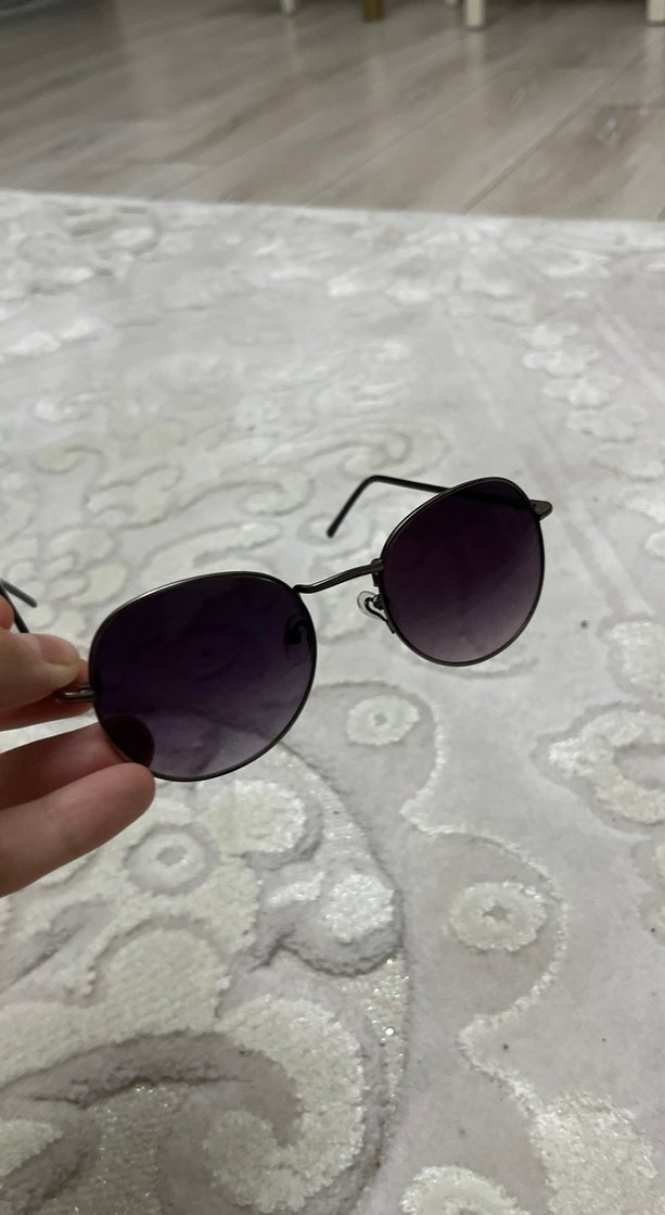 Vintage yuvarlak güneş gözlüğü - Görsel 2