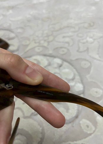 Bej Kadın Gözlüğü, vintage Tokalı, Modern Tasarım - Görsel 2