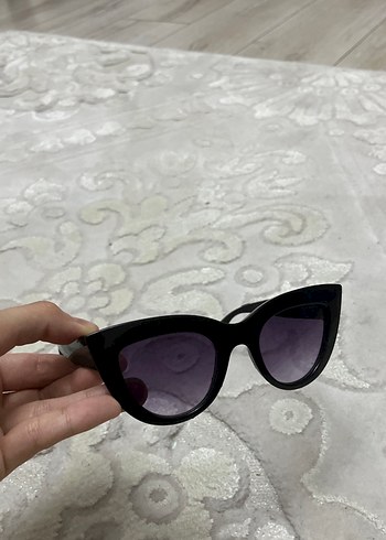 Şeffaf Siyah Goth cat eye Kadın Güneş Gözlüğü - Görsel 8