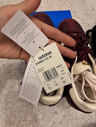 36 Beden bordo Renk Adidas sambaaaa Beymen satışı