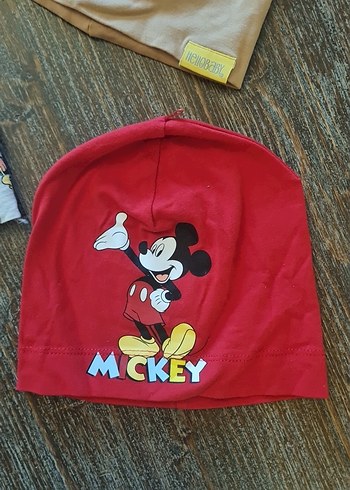 LC Waikiki Çocuk Renkli Mickey Baskılı Bere