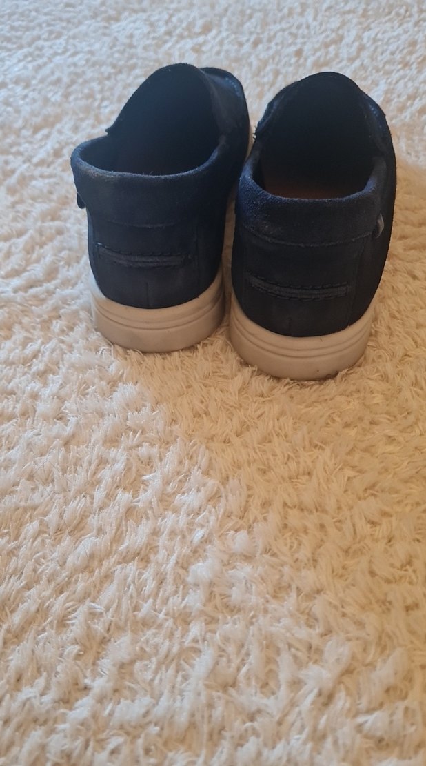 lacivert Süet Erkek Çocuk Loafer Ayakkabı - Görsel 3