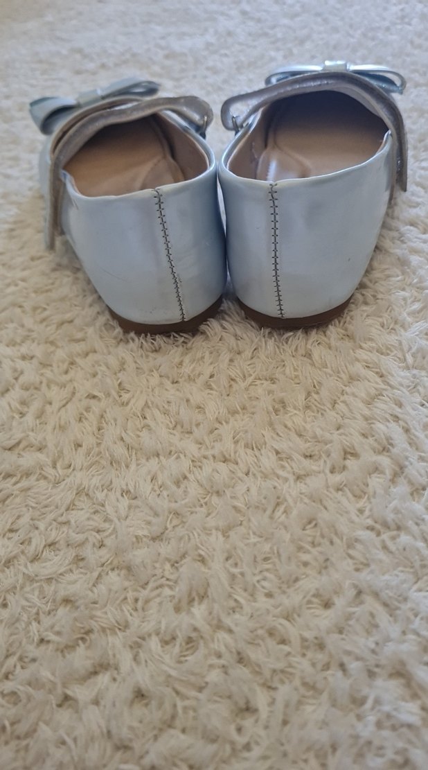 Kemerli mavi Kız Babet Ayakkabı yepyeni sorunsuz - Görsel 3