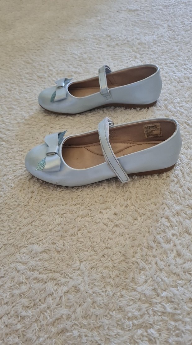 Kemerli mavi Kız Babet Ayakkabı yepyeni sorunsuz - Görsel 2