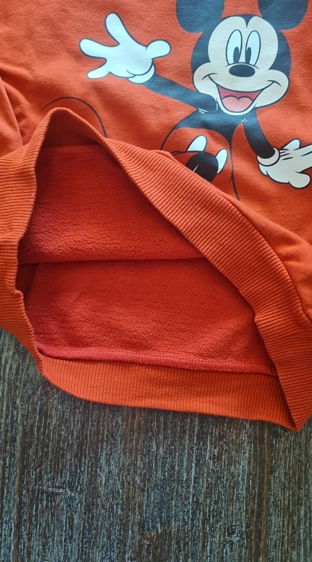 Çocuk Kırmızı Mickey Baskılı Sweatshirt - Görsel 5