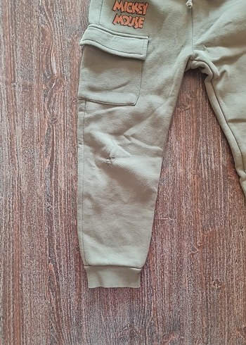 Gri Mickey Mouse Baskılı Erkek Eşofman Altı - Görsel 5