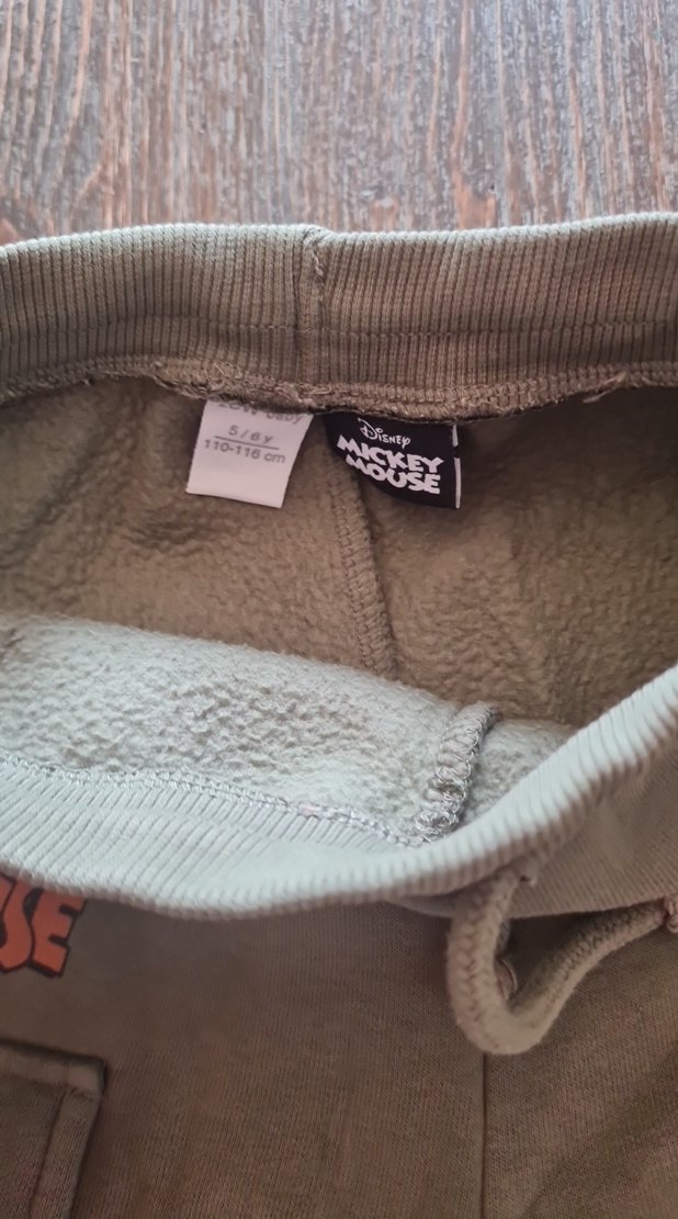 Gri Mickey Mouse Baskılı Erkek Eşofman Altı - Görsel 4