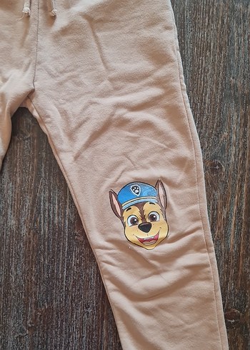 Bej Erkek Çocuk Nakışlı Rahat Eşofman - Görsel 2