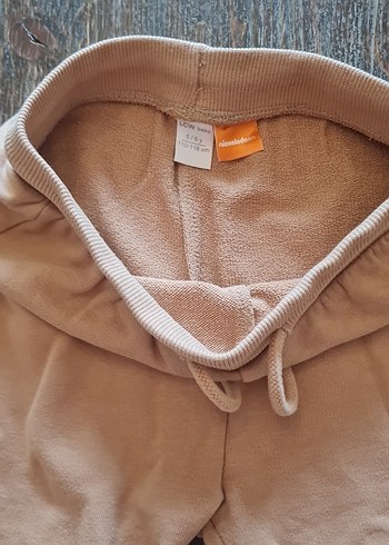 Bej Erkek Çocuk Nakışlı Rahat Eşofman - Görsel 4